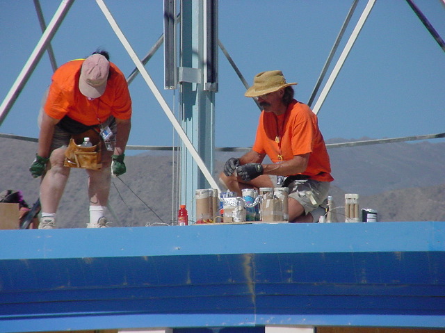 Adding pyrotechnics to the Man